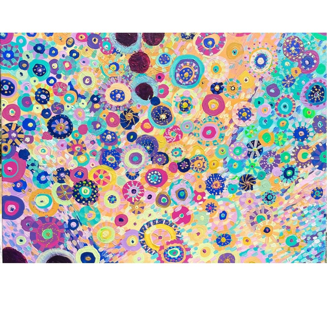 Akryl Lato mocy Kolekcja Galaktyka 90x70