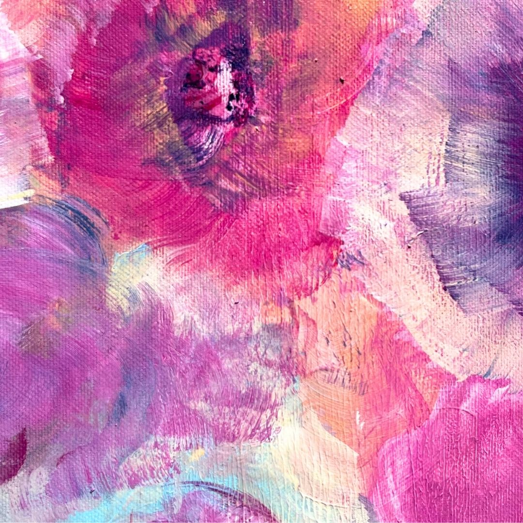 Akryl - Malwy i nie tylko Kolekcja Kwiaty (4)