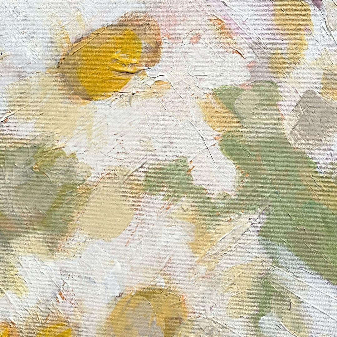 Akryl - Margerytki w mgle Kolekcja Kwiat (2)