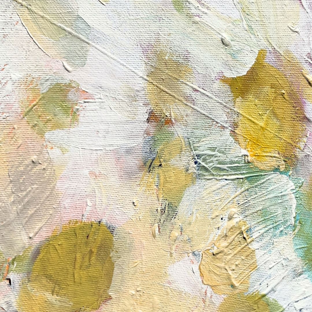 Akryl - Margerytki w mgle Kolekcja Kwiat (3)