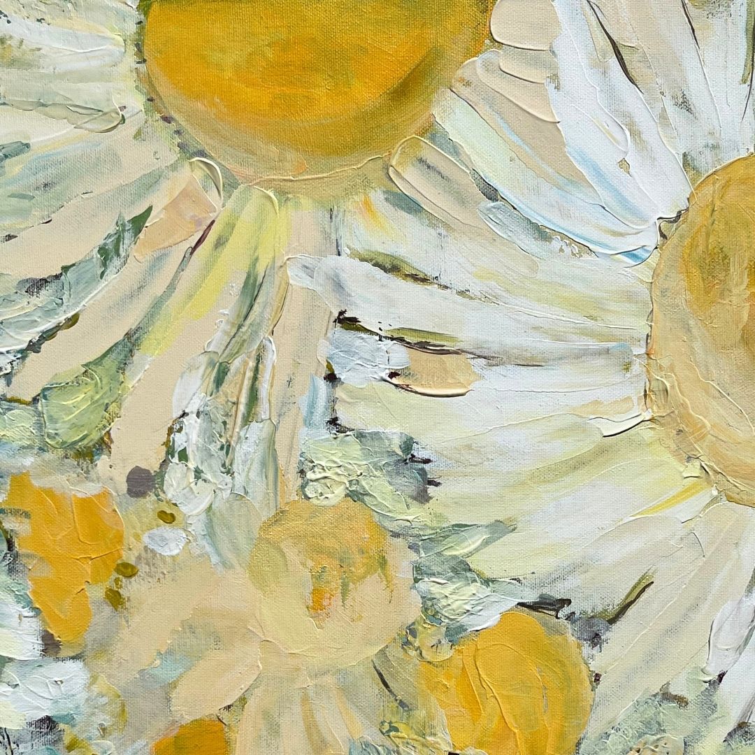 Akryl - Margerytki w słońcu Kolekcja Kwiaty (2)