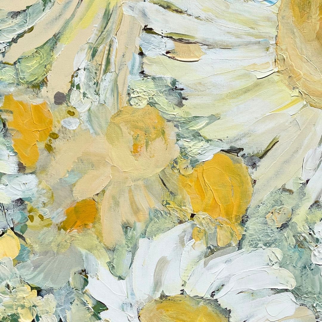 Akryl - Margerytki w słońcu Kolekcja Kwiaty (3)