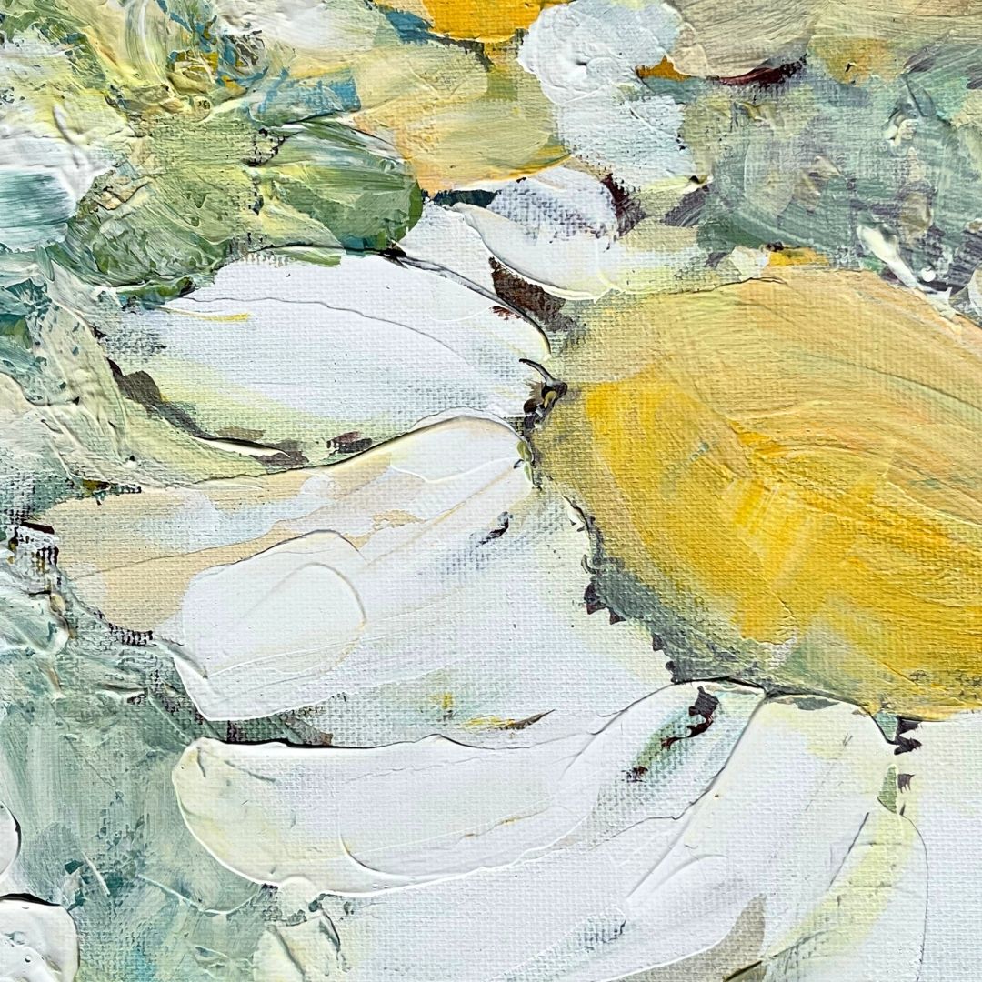 Akryl - Margerytki w słońcu Kolekcja Kwiaty (4)