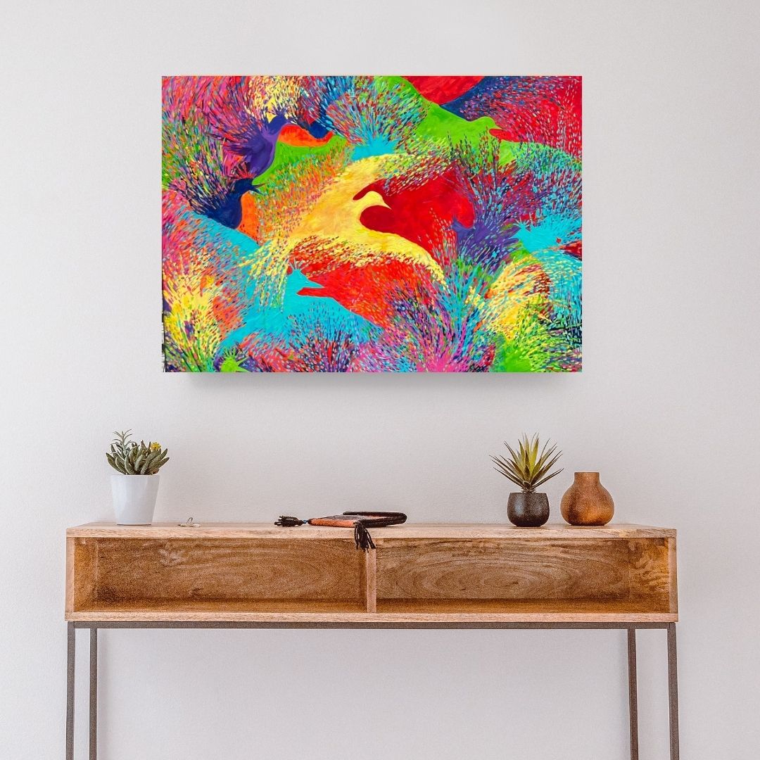 Akryl Powrót do raju Kolekcja Ptaki