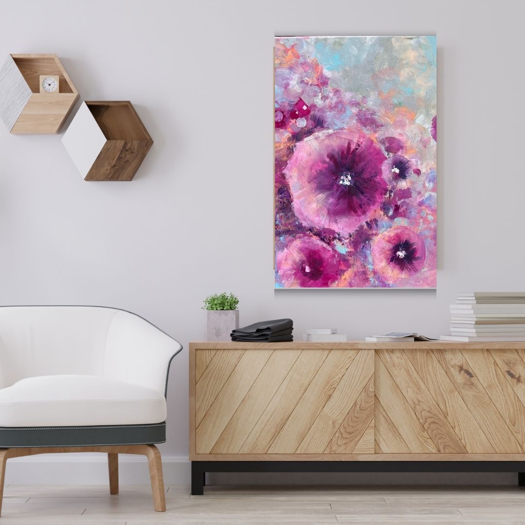 Akryl - Wzrastanie Kolekcja Kwiaty 50x70 (2)