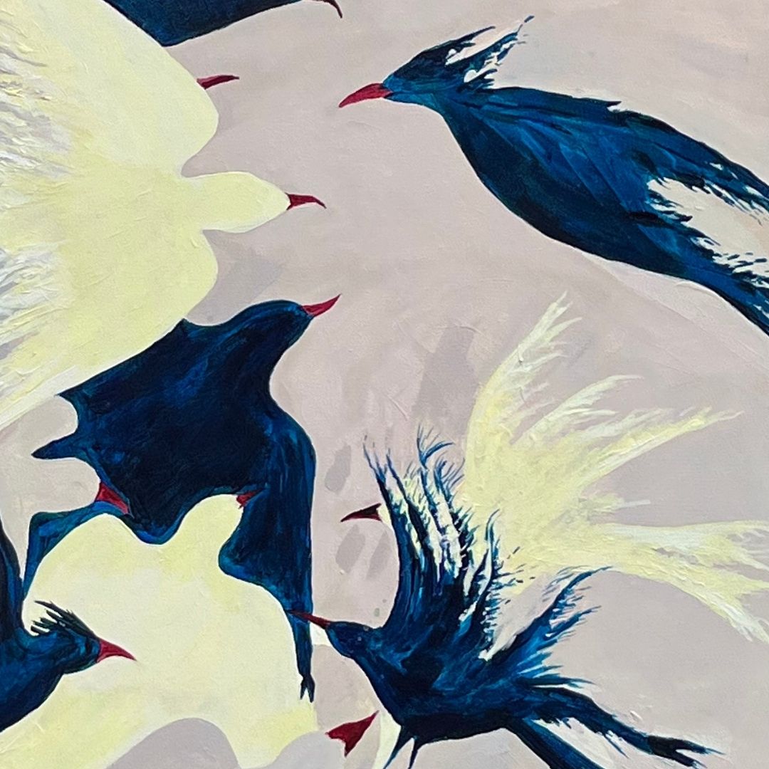 Akryl konfrontacja Kolekcja Ptaki (3)