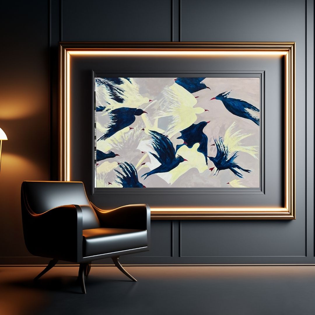 Akryl konfrontacja Kolekcja Ptaki