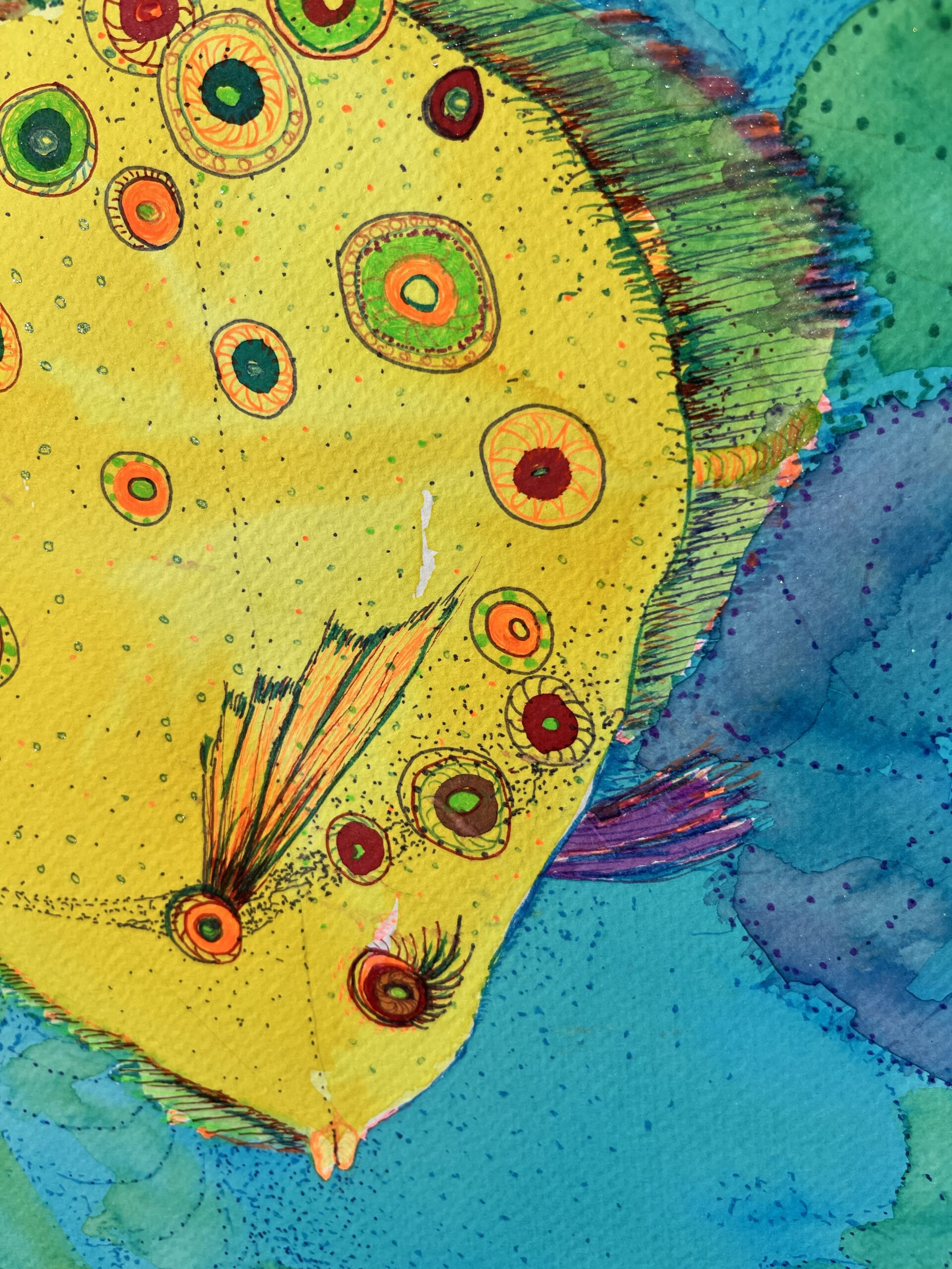 Akwarela kolekcja Morskie Słoneczna 3 002